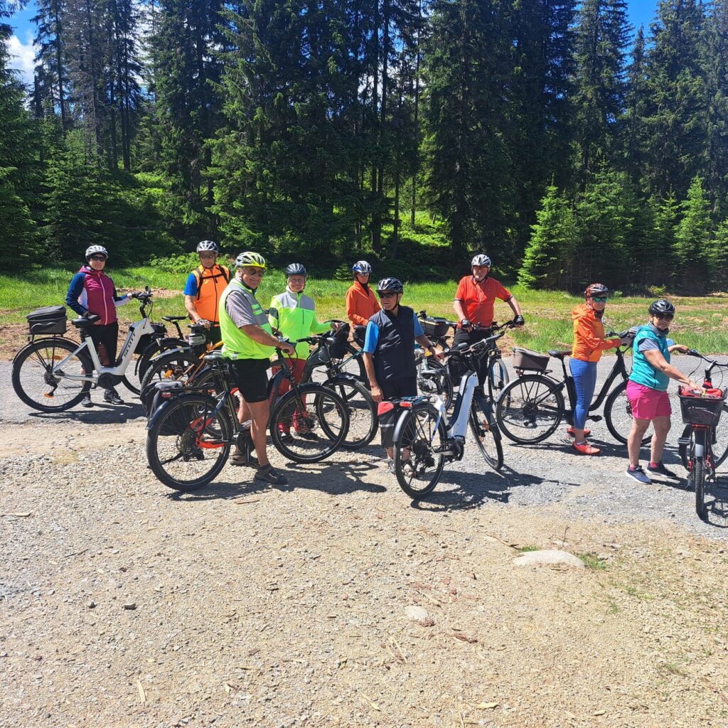 Radltour (mit E-Bikes) im Böhmerwald